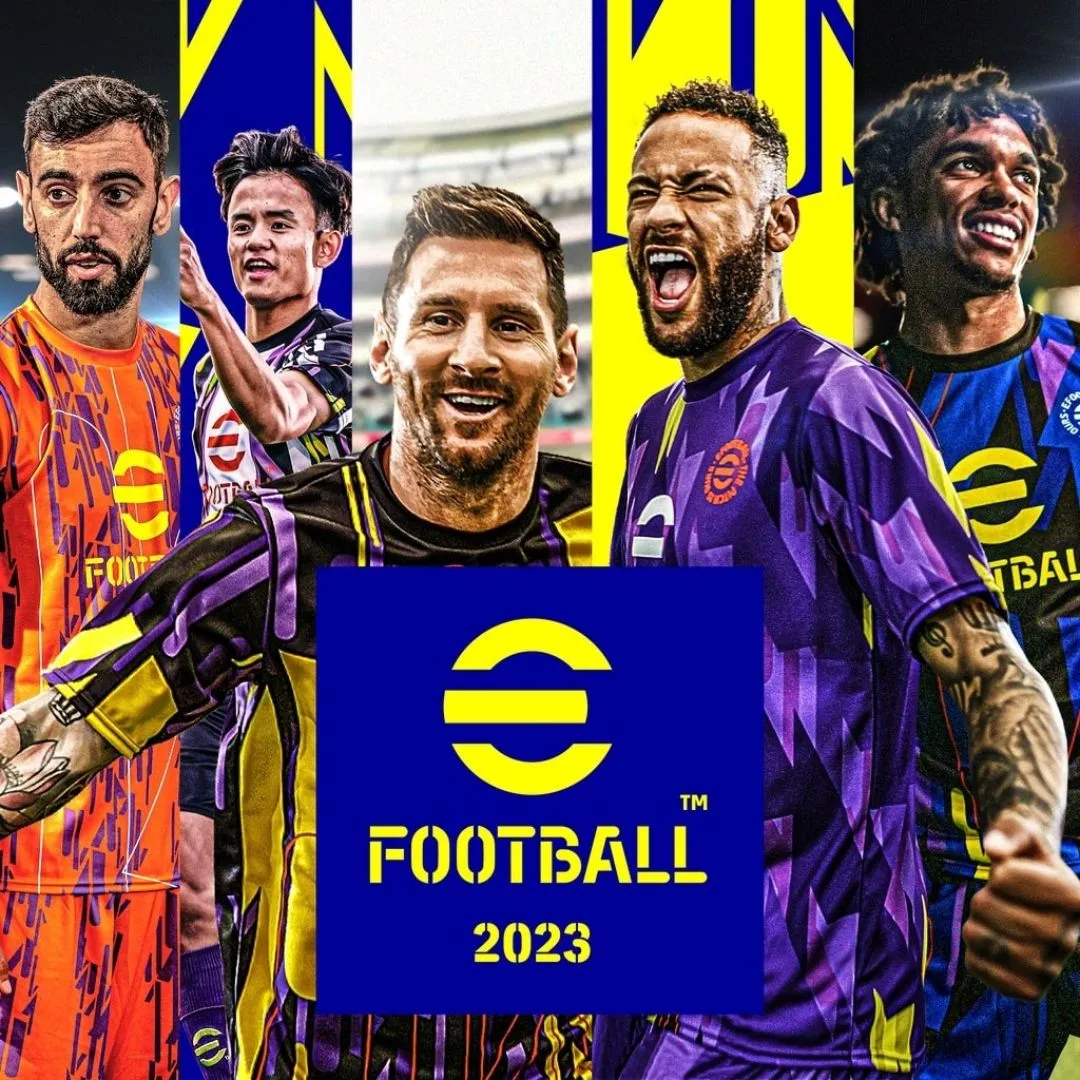 Hình ảnh sản phẩm của game eFootball, đại diện cho tựa game bóng đá miễn phí của Konami.