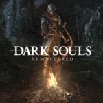 Hình ảnh sản phẩm game Dark Souls Remastered đang được chơi với khung cảnh huyền ảo, một chiến binh cầm kiếm chuẩn bị chiến đấu.