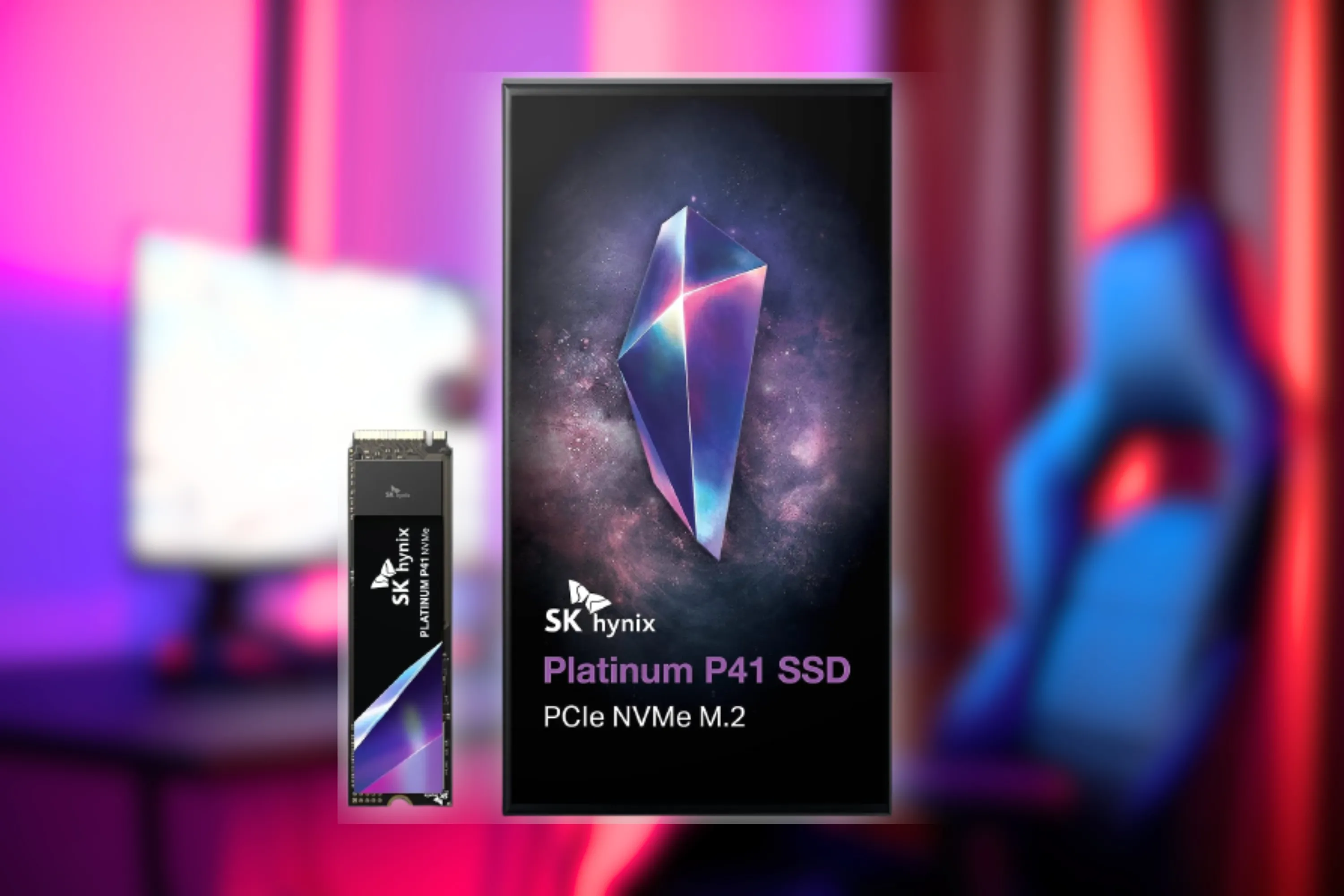 Hình ảnh thực tế ổ cứng SK hynix Platinum P41 M.2 NVMe với tốc độ ấn tượng