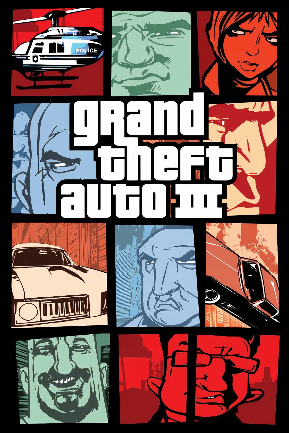Hình ảnh tổng hợp các cảnh hành động trong Grand Theft Auto III