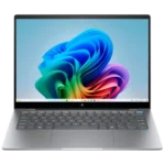 Hình ảnh tổng quan laptop HP OmniBook X màu bạc, thiết kế sang trọng