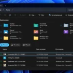Hộp chọn File Explorer Windows 11 hiển thị màu nhấn đã chọn trong giao diện tab Home