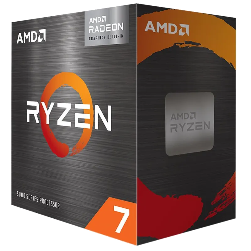 Hộp sản phẩm AMD Ryzen 7 5800X3D (dòng Ryzen 5000)