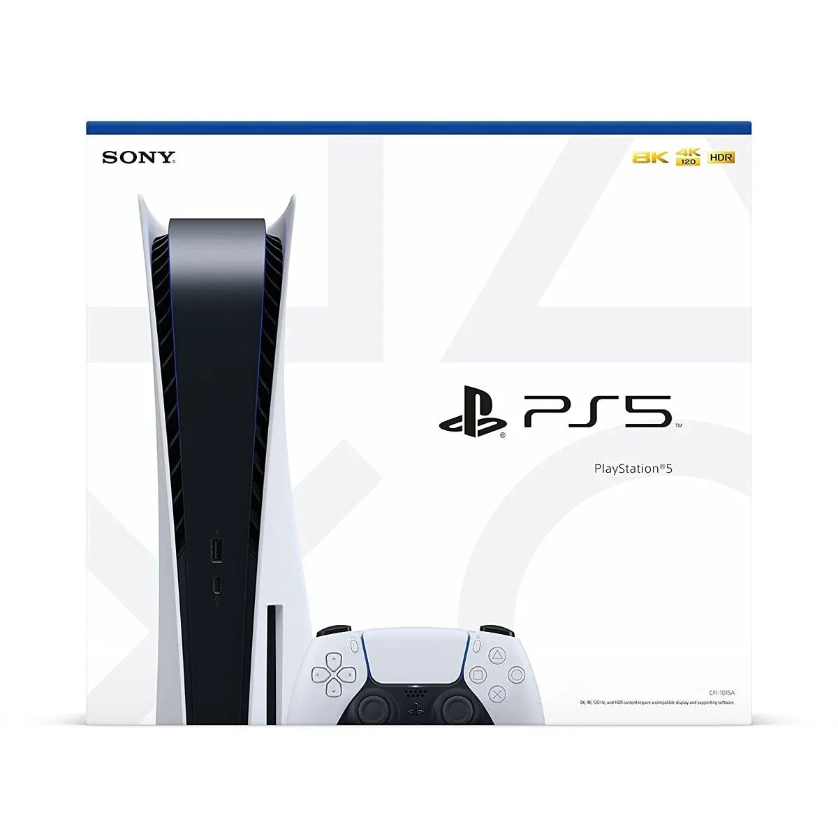 Hộp sản phẩm máy chơi game Sony PlayStation 5 phiên bản thương mại