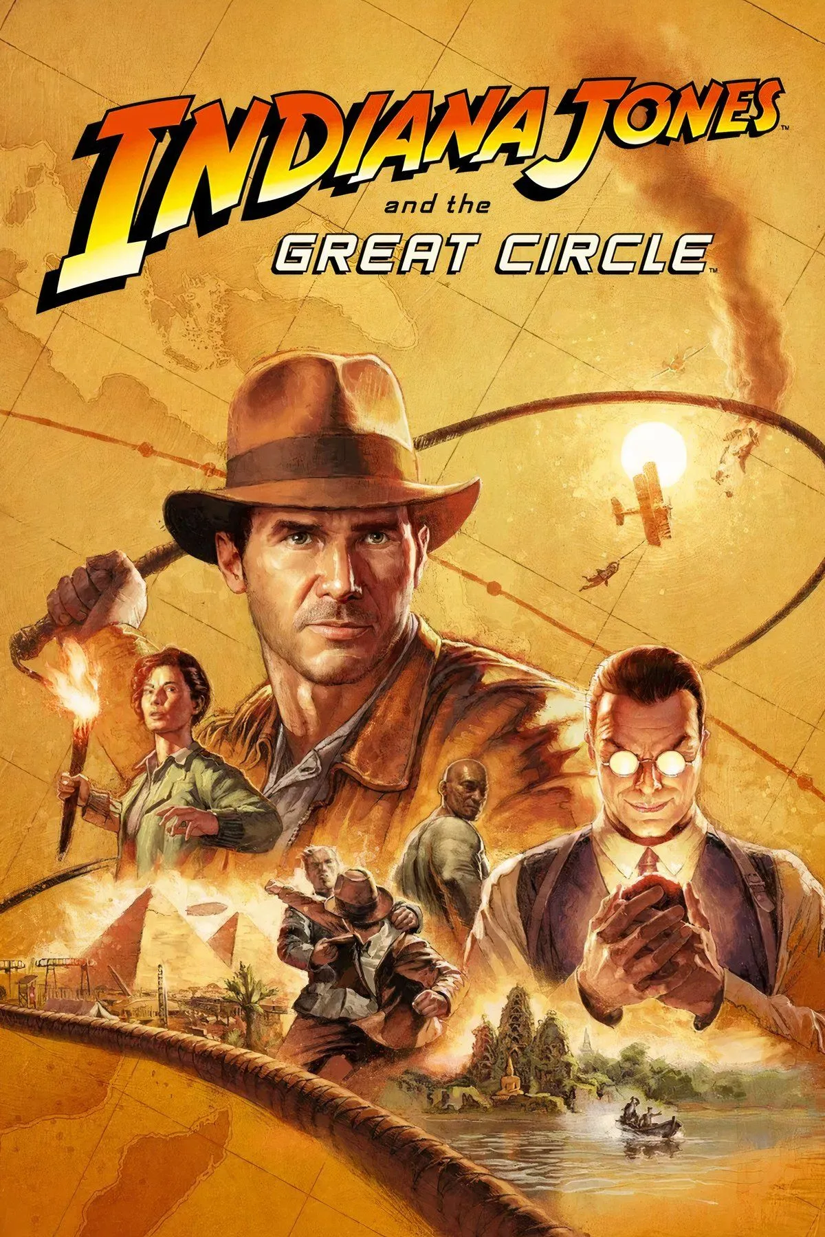 Indiana Jones sử dụng roi trong một pha hành động