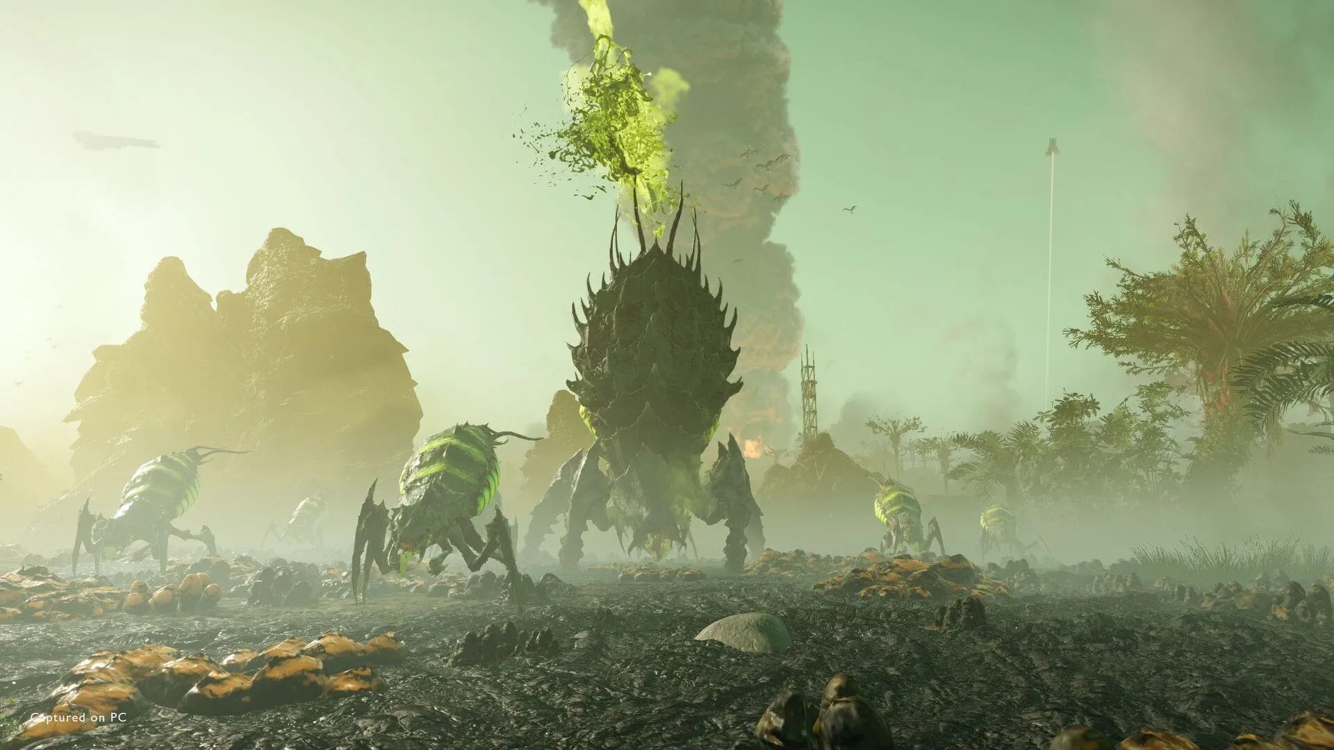 Kẻ thù bọ Termnids khổng lồ trong Helldivers 2