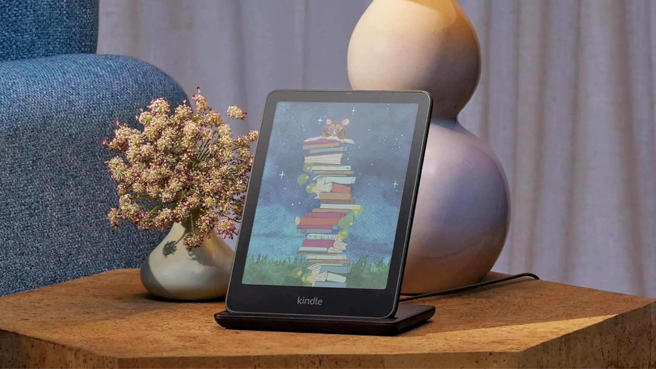 Kindle Colorsoft Signature Edition hiển thị nội dung sống động trên màn hình màu E Ink 7 inch