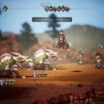 Kỹ năng Lionheart's Axe mạnh mẽ trong game JRPG Octopath Traveler 2, có mặt trên Xbox Game Pass