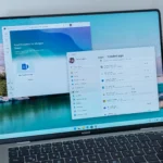 Laptop chạy Windows 11 SE hiển thị giao diện cài đặt