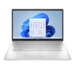 Laptop HP 17.3 inch FHD màu bạc, thiết kế hiện đại