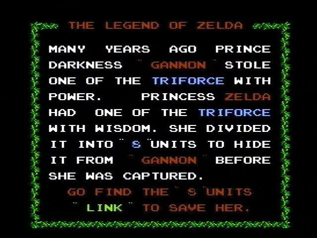 Link khám phá hầm ngục trong The Legend of Zelda bản gốc