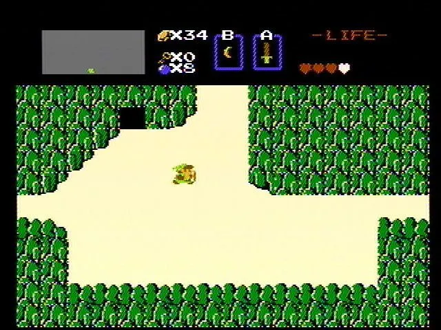 Link tấn công quái vật trong The Legend of Zelda