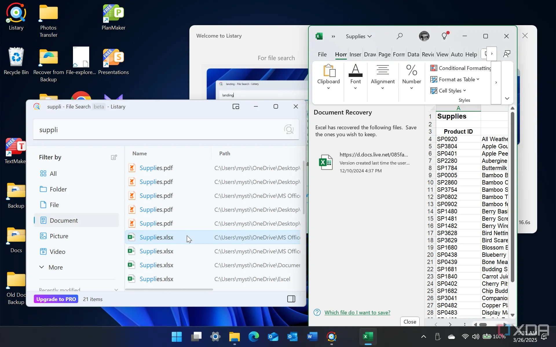 Listary tích hợp trong File Explorer giúp tìm kiếm và mở tập tin nhanh chóng