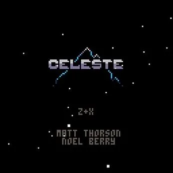 Logo game Celeste Classic với phong cách đồ họa pixel art đặc trưng.