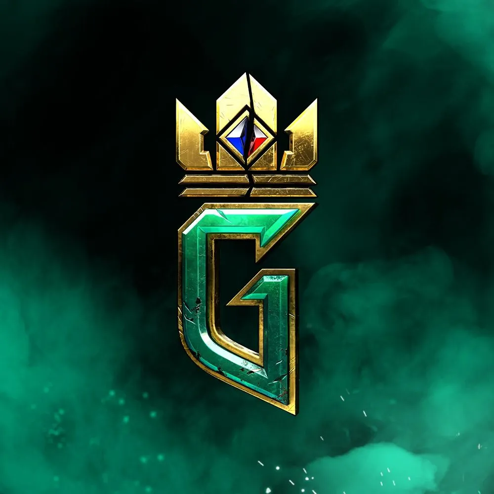 Logo game thẻ bài Gwent: The Witcher Card Game với biểu tượng Sói đặc trưng.