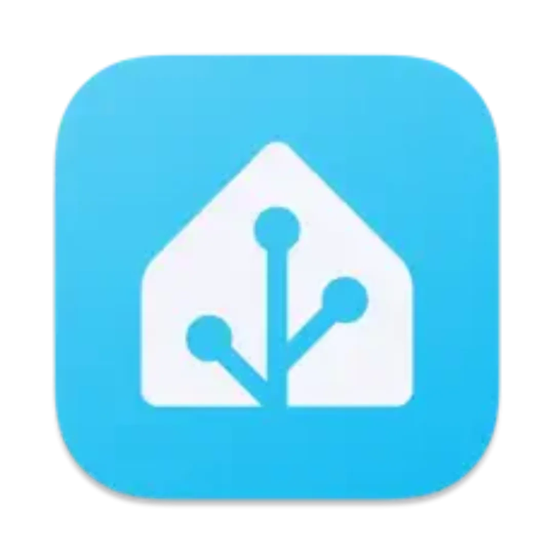 Logo Home Assistant - Biểu tượng nhà thông minh màu xanh dương