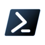 Logo PowerShell - một công cụ dòng lệnh mạnh mẽ của Microsoft
