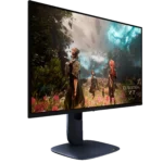 Màn hình Alienware AW2725Q màu đen với thiết kế hiện đại, tinh tế