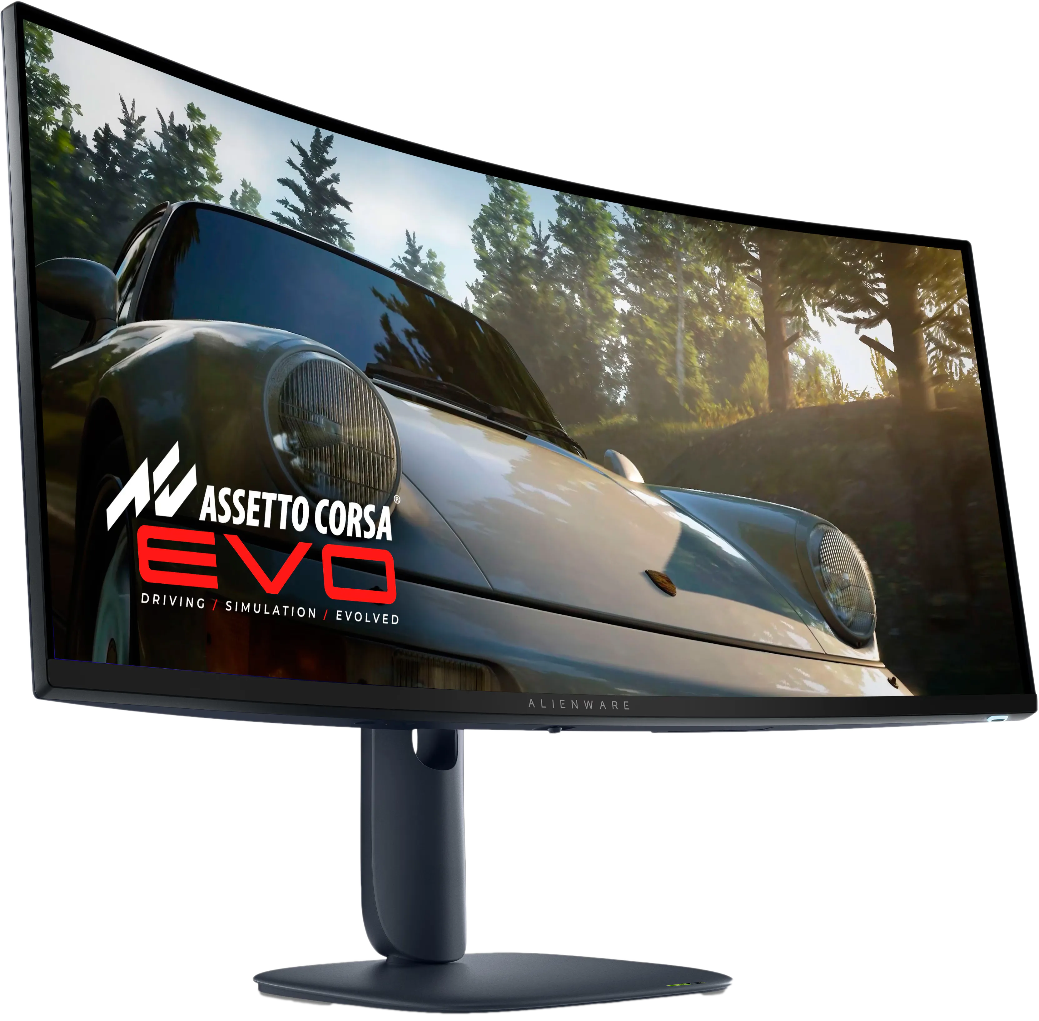 Màn hình Alienware AW3425DW với thiết kế màu đen sang trọng
