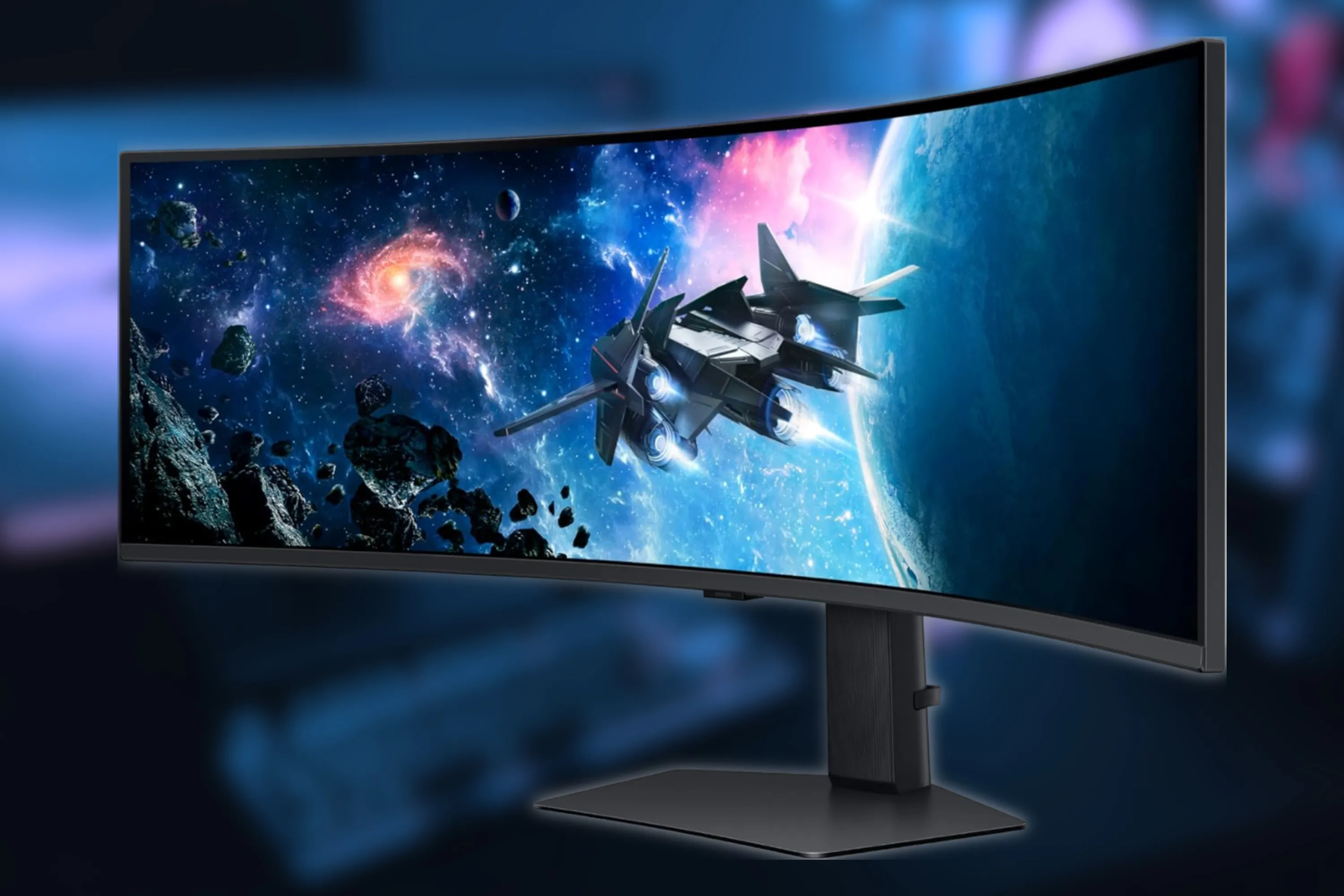 Màn hình chơi game siêu rộng Samsung Odyssey G95C với thiết kế cong