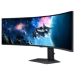 Màn hình gaming ultrawide Samsung Odyssey G9 49 inch tổng thể trên nền trắng