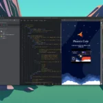 Màn hình giao diện Phoenix Code trên macOS Sequoia, thể hiện tính năng soạn thảo code và giao diện người dùng thân thiện.