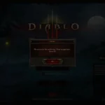 Màn hình hiển thị lỗi "Error 37" khi người chơi cố gắng đăng nhập vào game Diablo III vào thời điểm ra mắt, với thông báo "The servers are busy at this time. Please try again later."