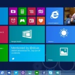 Màn hình Start của Windows 8.1 với thanh tác vụ, minh họa các tính năng giao diện người dùng có thể từng được ẩn bởi cơ chế Redpill.