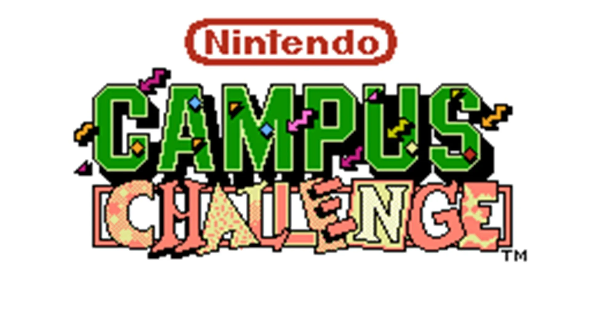 Màn hình tiêu đề của trò chơi Nintendo Campus Challenge