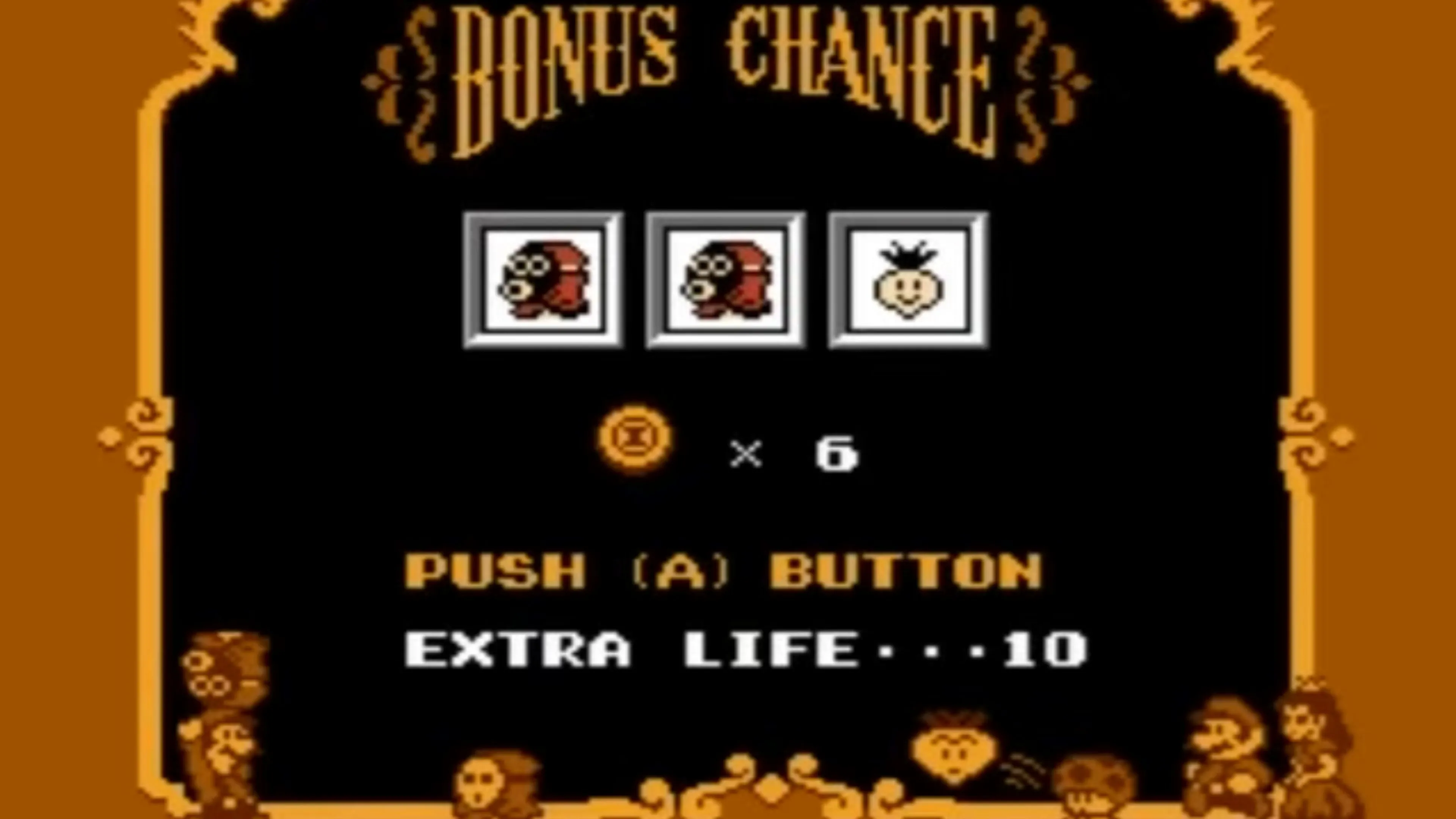 Mario ở cuối màn hình với cột cờ trong Super Mario Bros. 2
