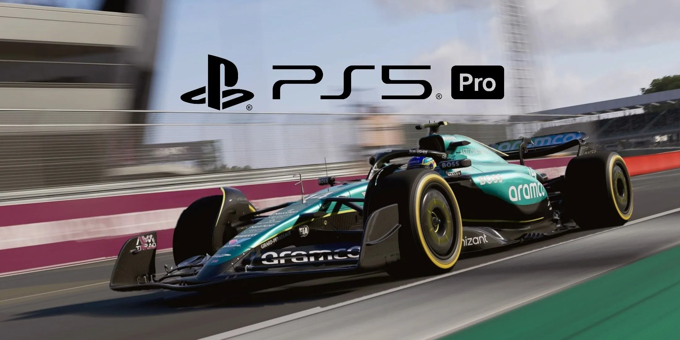 Máy chơi game PlayStation 5 Pro với logo F1 24