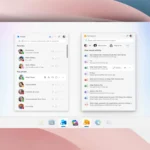 Minh họa ứng dụng People và File Search mới của Microsoft 365 trên máy tính Windows 11
