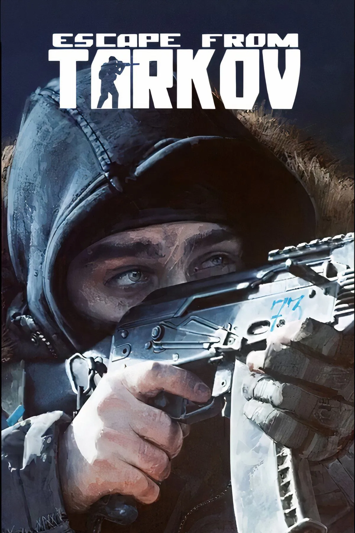 Một game thủ trong Escape from Tarkov đang nhắm bắn trong một môi trường đổ nát, thể hiện lối chơi bắn súng sinh tồn cực kỳ thực tế và căng thẳng.
