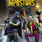 Một nhóm người hóa trang thành Batman và Joker trong Gotham City Impostors đang giao tranh trên đường phố.