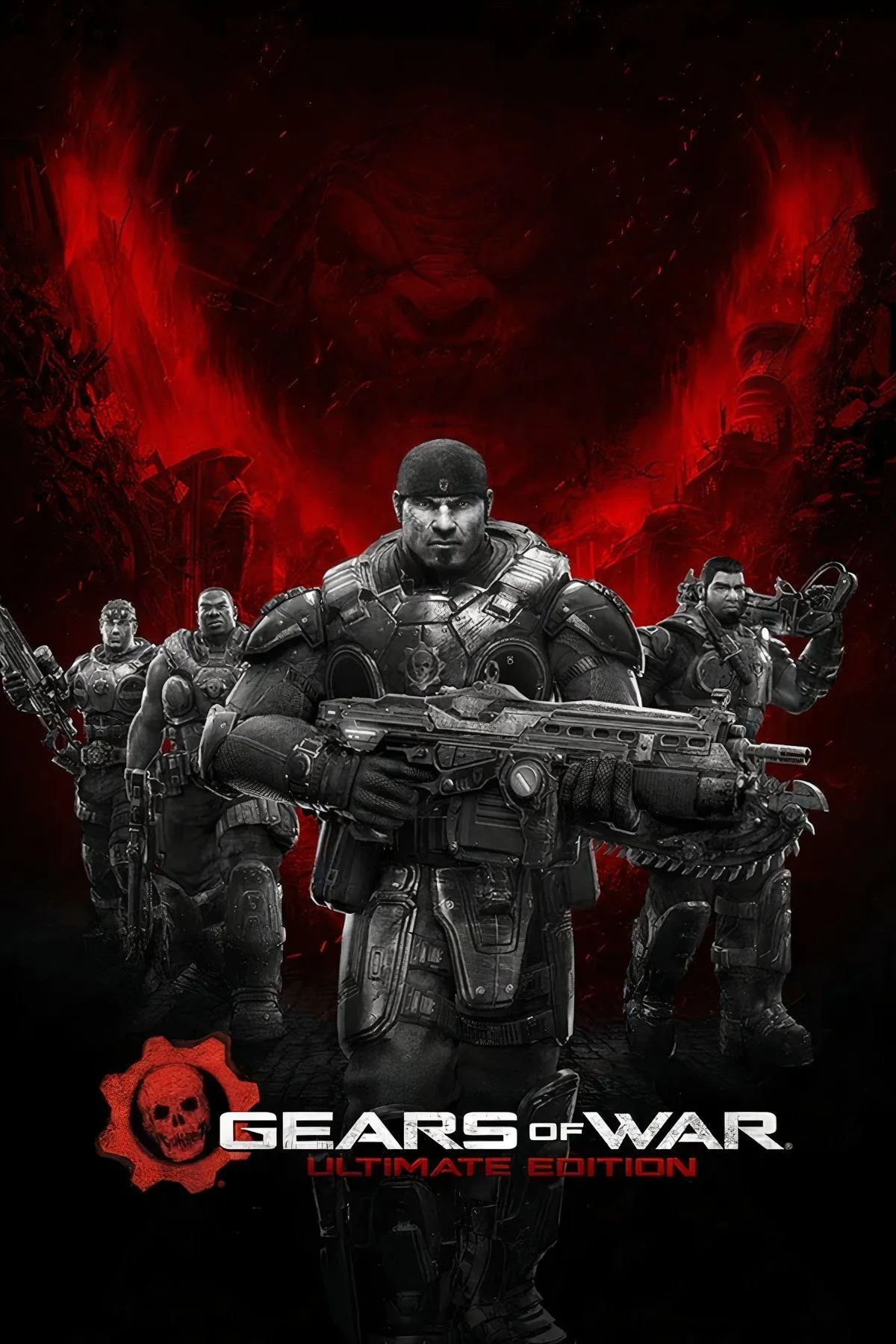 Người lính Marcus Fenix trong Gears of War tham gia trận chiến multiplayer, thể hiện quá trình cày cuốc để đạt thành tựu &quot;Seriously...&quot; với 10.000 kill.