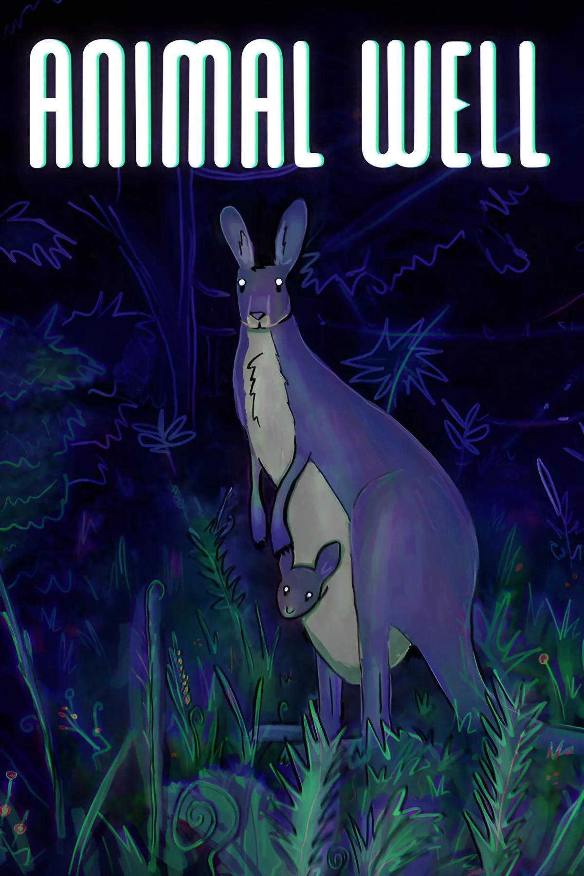 Nhân vật chính của game Animal Well là một sinh vật nhỏ bé đang khám phá một thế giới pixel art rộng lớn, bí ẩn