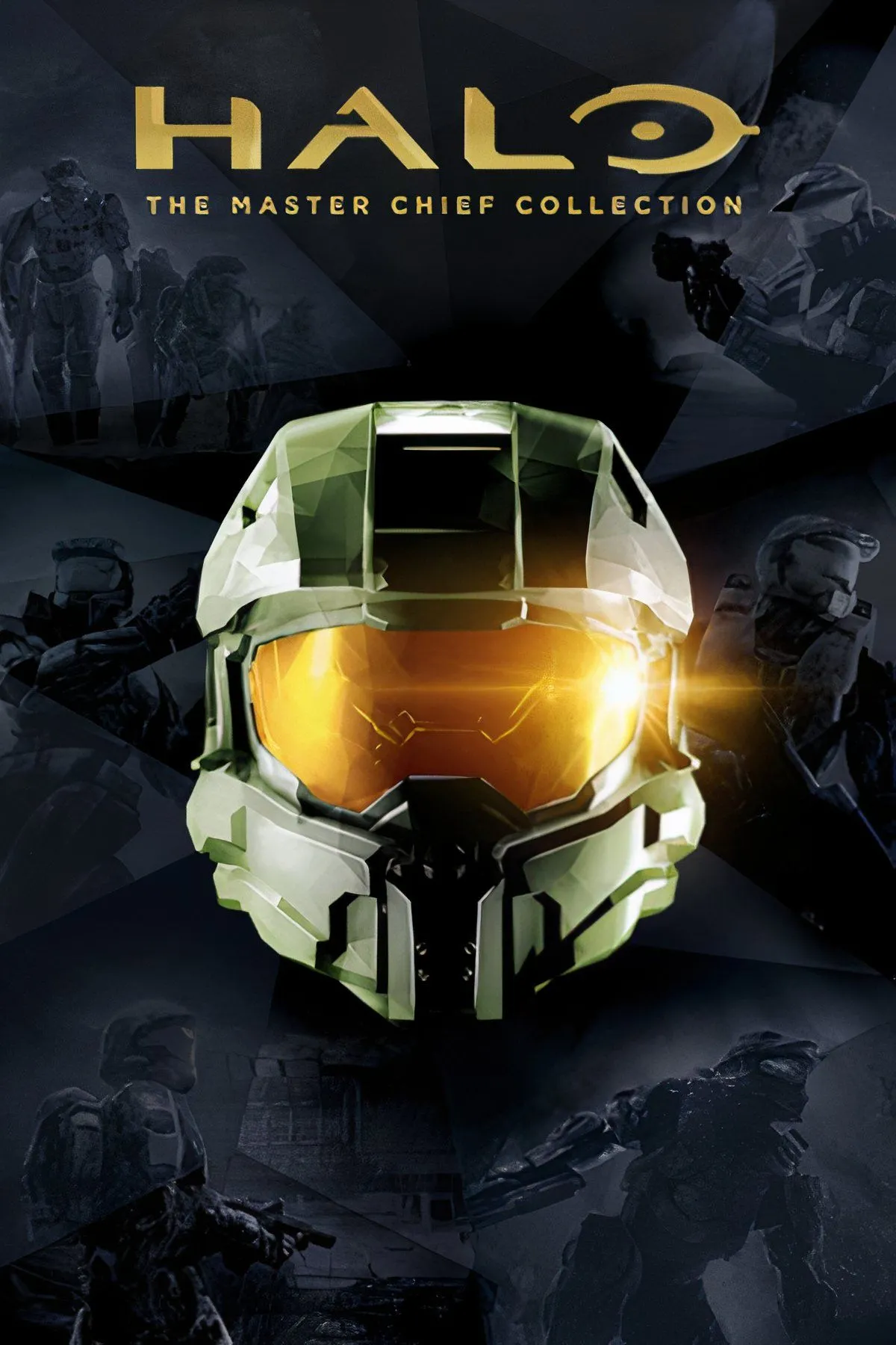 Nhân vật Master Chief với khẩu súng và vũ khí năng lượng màu xanh trong Halo 3.
