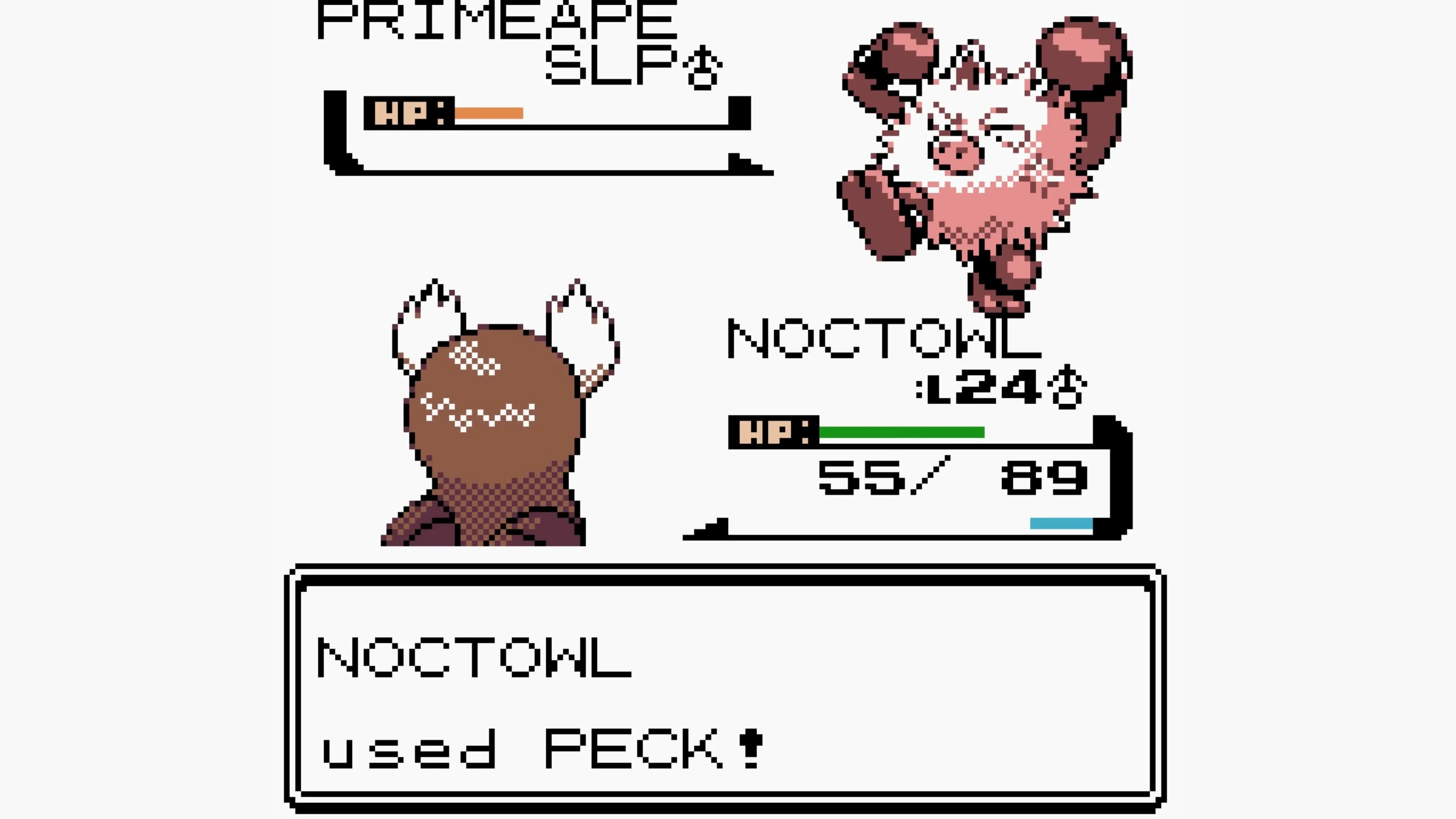 Nhân vật người chơi cưỡi Pokémon bay trong Pokémon Prism, một tính năng mới của ROM hack