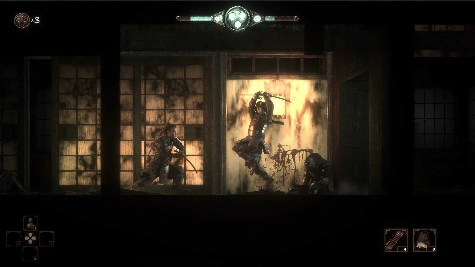 Nhân vật samurai chiến đấu trong cảnh stop-motion độc đáo của The Spirit of the Samurai