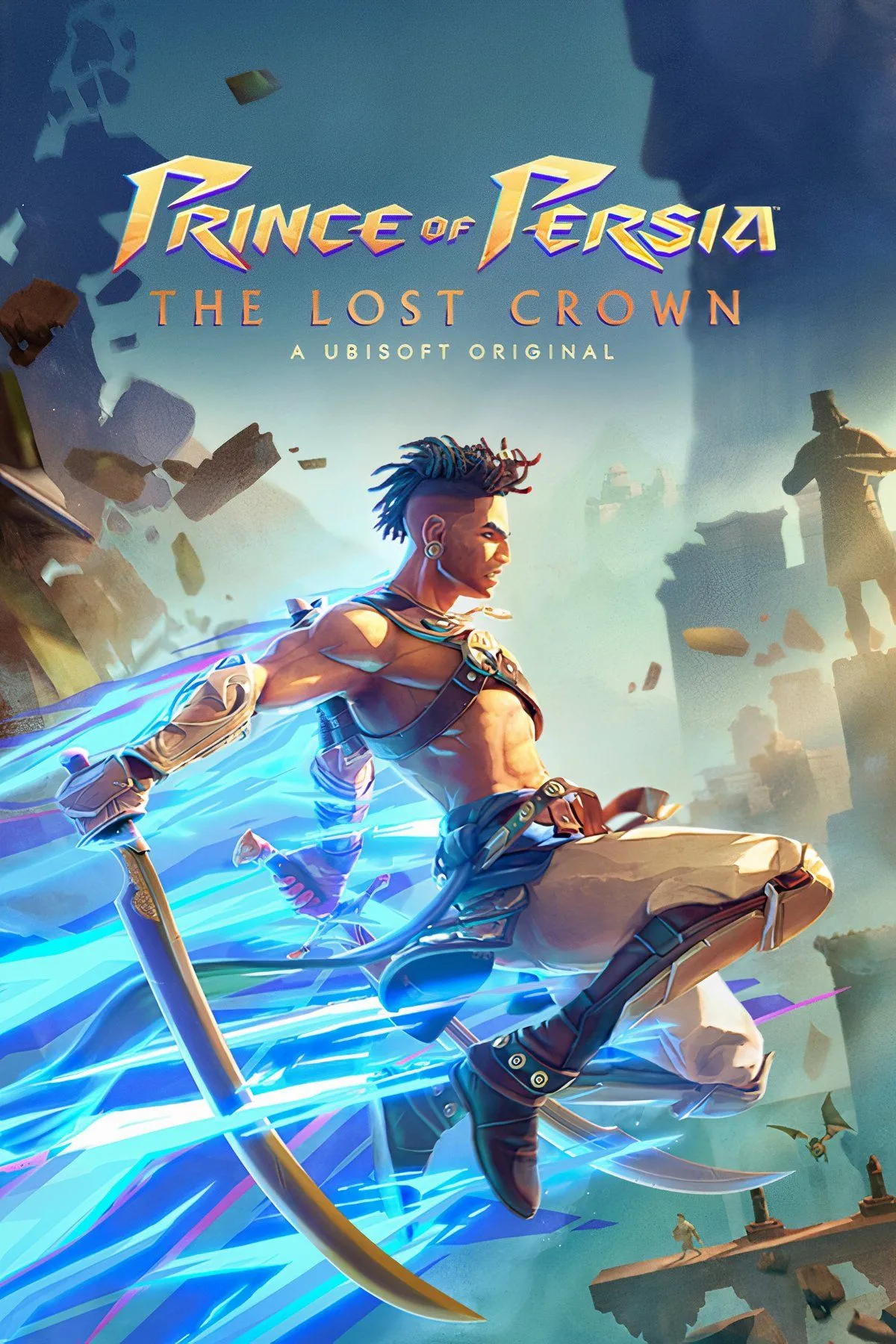 Nhân vật Sargon trong game Prince of Persia The Lost Crown, đang chiến đấu với kẻ thù trong một cảnh hành động