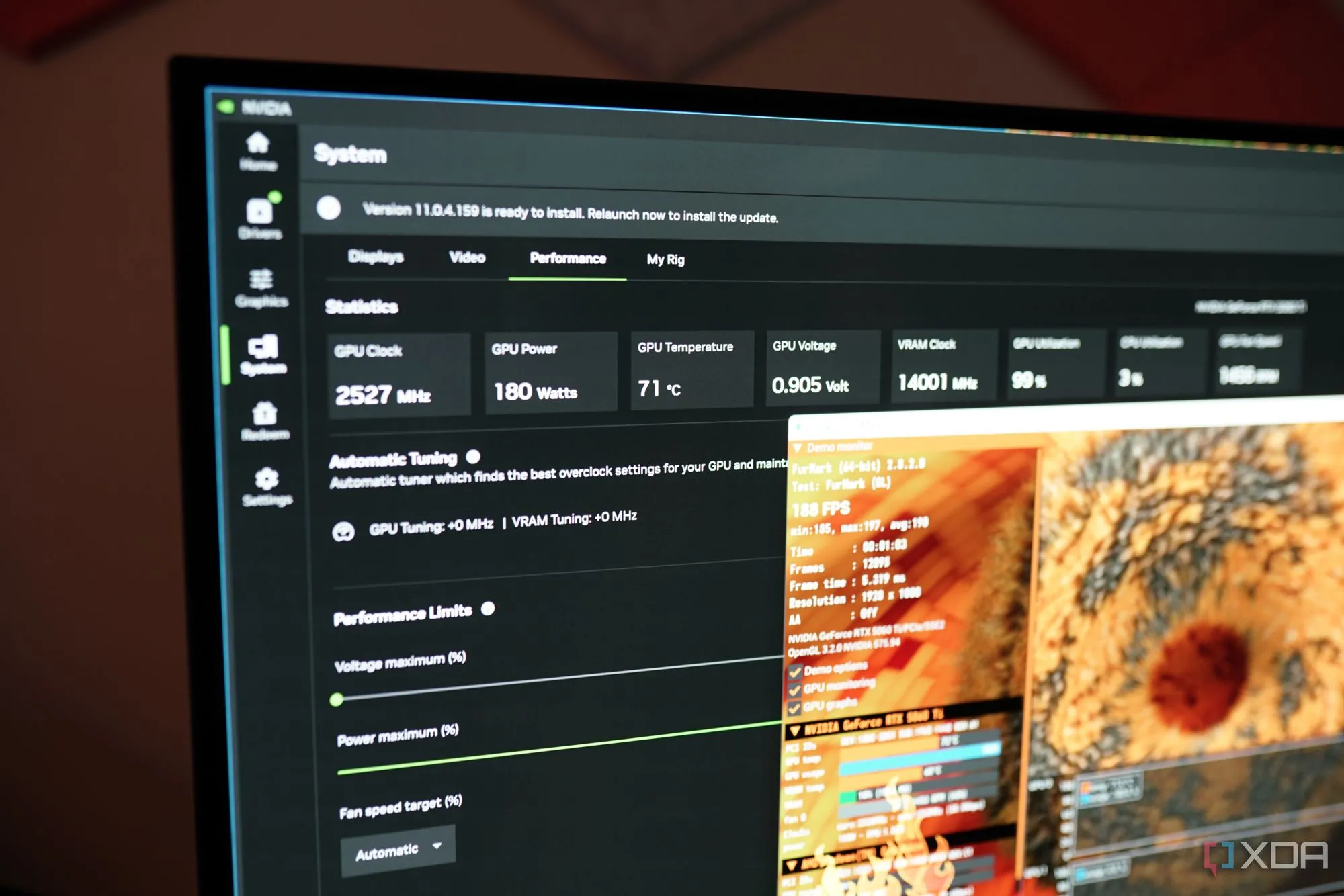Nhiệt độ GPU trước và sau khi thay keo tản nhiệt