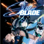 Nữ anh hùng Eve trong Stellar Blade chiến đấu trên cảnh quan đổ nát, thể hiện đồ họa và hiệu ứng ánh sáng ấn tượng của game.