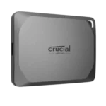 Ổ cứng SSD di động Crucial X9 Pro 4TB với thiết kế nhỏ gọn và bao bì sản phẩm.