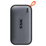 Ổ cứng SSD di động SSK 1TB màu đen, thiết kế nhỏ gọn và hiện đại