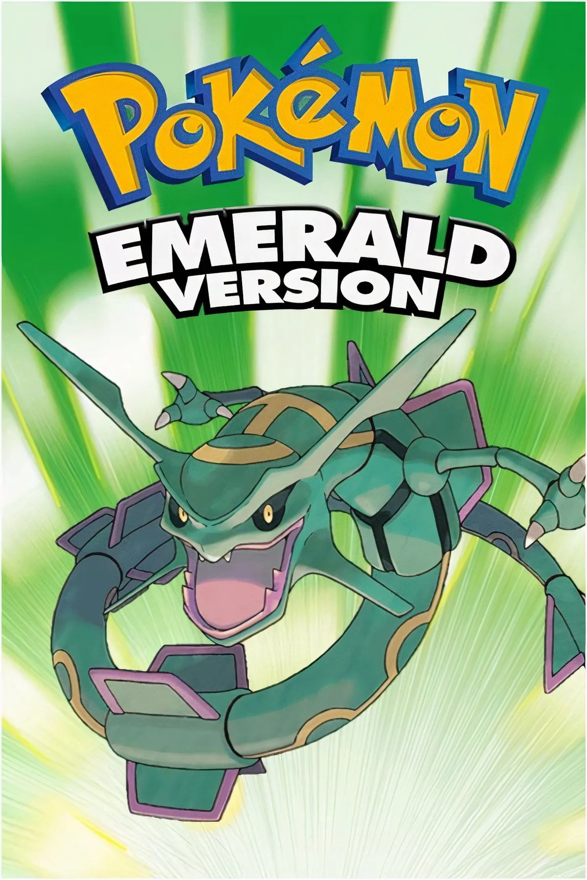 Rayquaza, biểu tượng của Pokémon Emerald, thể hiện thế giới Hoenn đầy đủ và các cải tiến của phiên bản này.