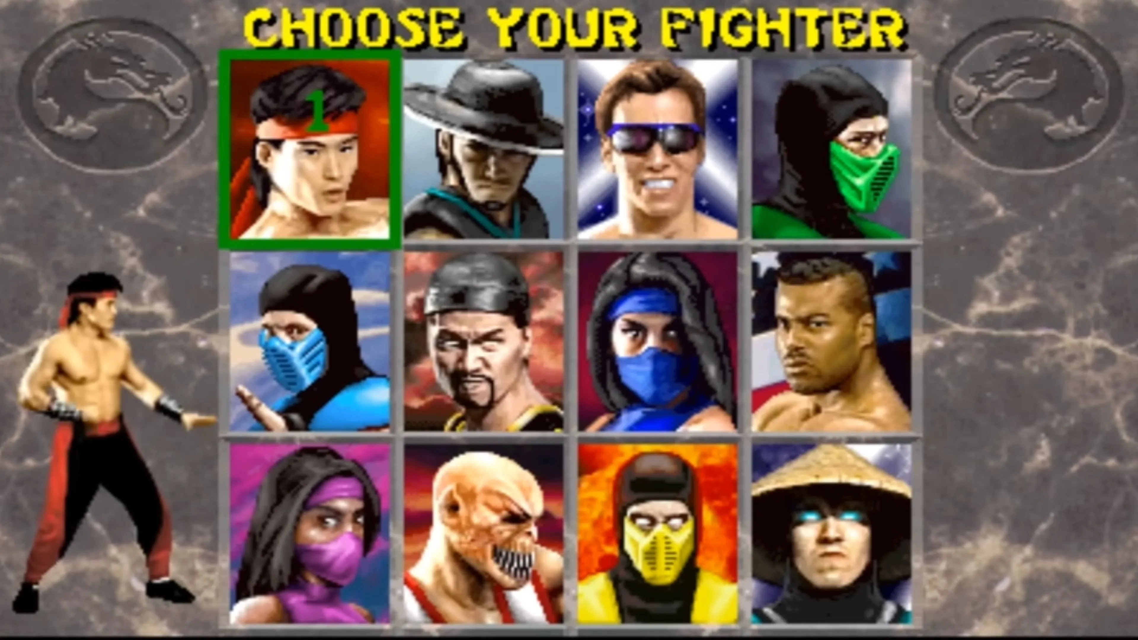 Scorpion đối đầu Sub-Zero trong trận đấu Mortal Kombat II