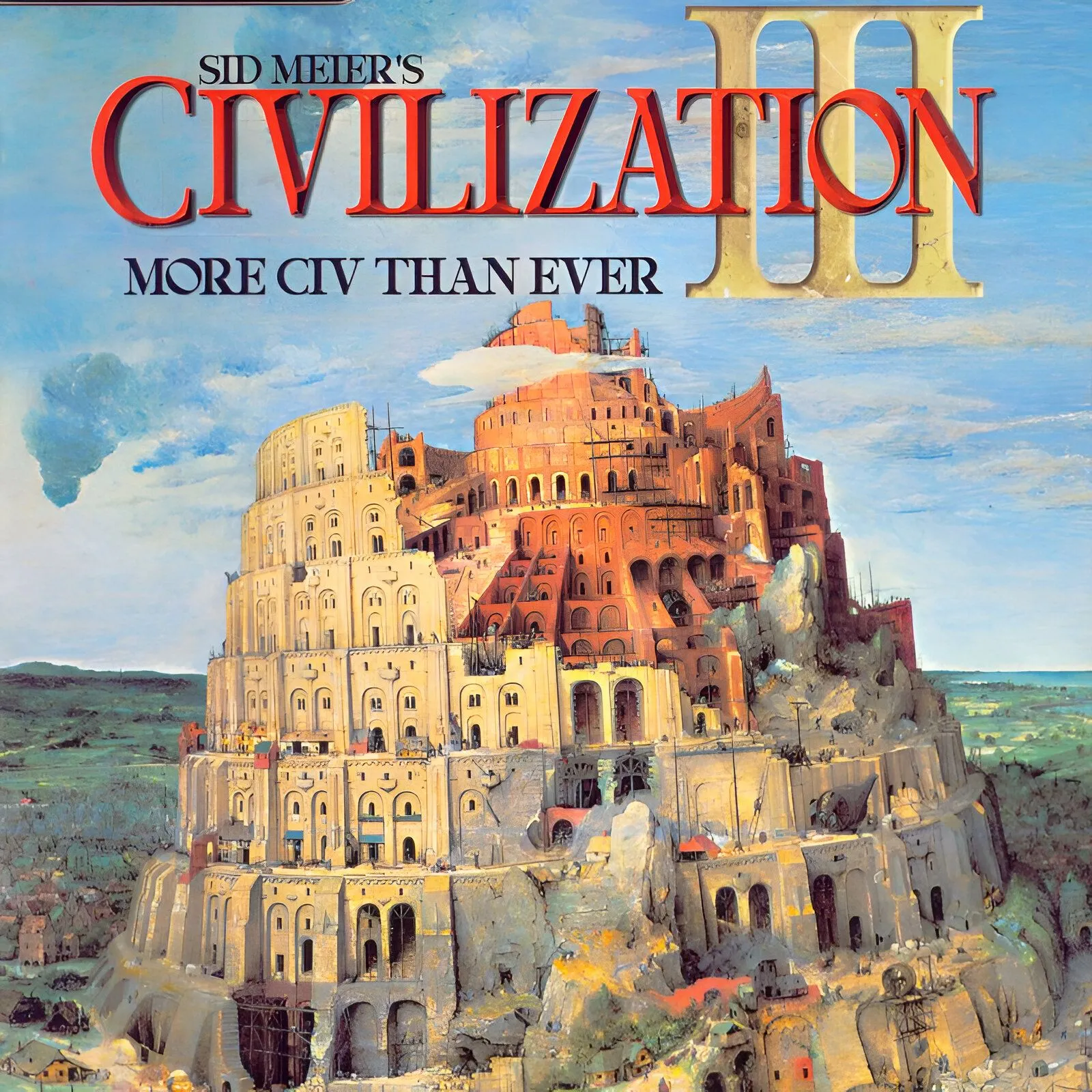Sid Meier's Civilization III - Minh họa bản đồ được tạo ngẫu nhiên, nâng cao giá trị chơi lại của tựa game chiến thuật.