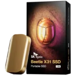 SSD di động SK hynix Beetle X31 1TB màu vàng sang trọng