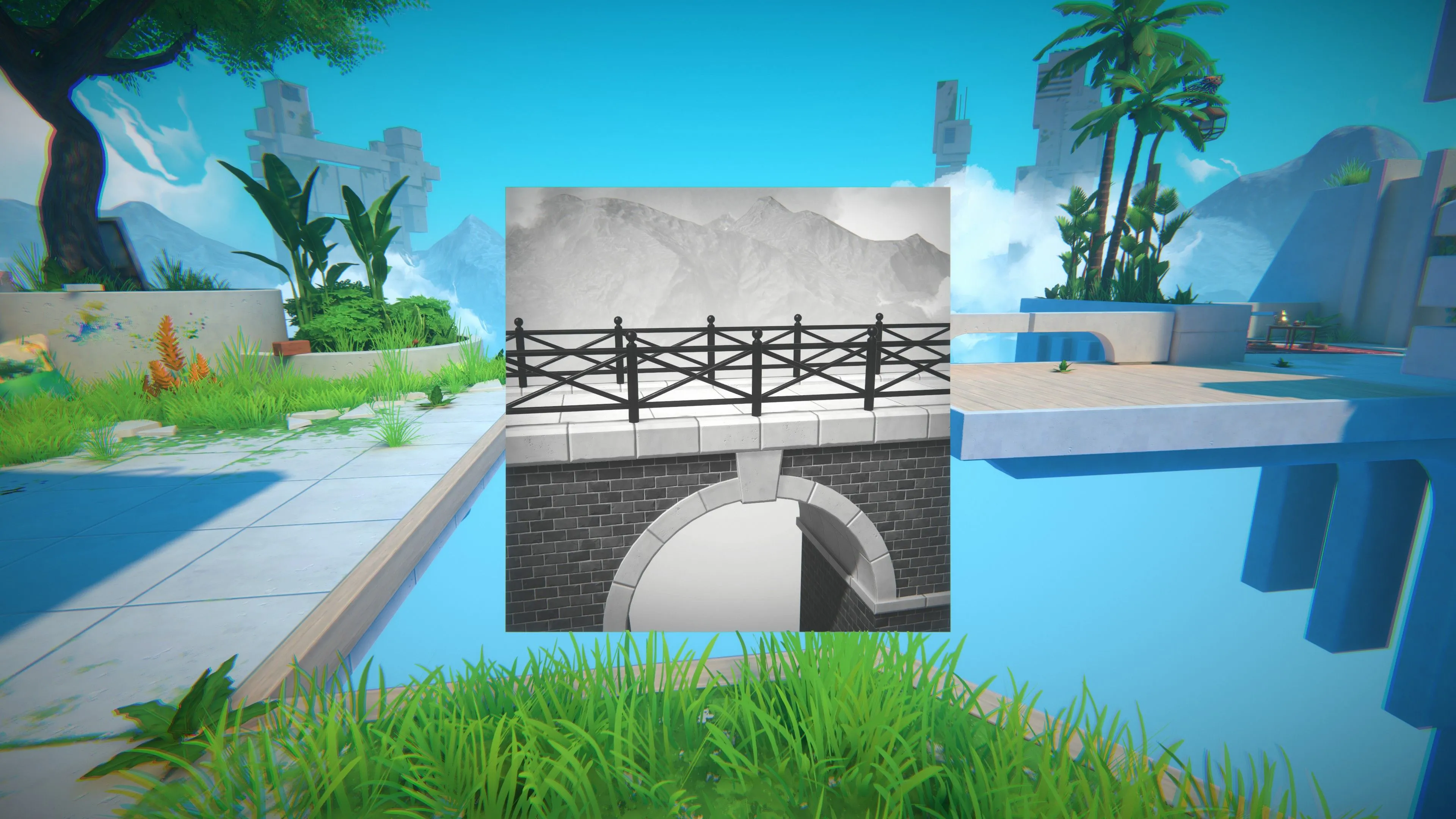 Sử dụng bức ảnh để tạo cầu nối, thay đổi thực tại trong game Viewfinder