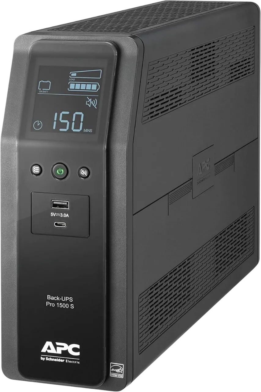 Thiết bị bộ lưu điện UPS APC 1500VA Sine Wave với các cổng kết nối mặt sau